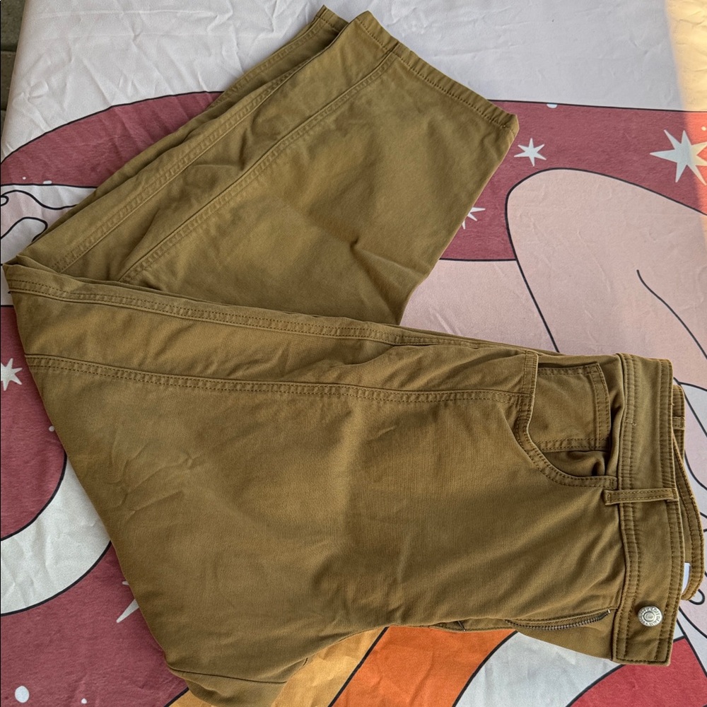 NWOT LOFT Tan barrel Pants